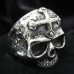 Skull Ring For Motor Biker - TR75